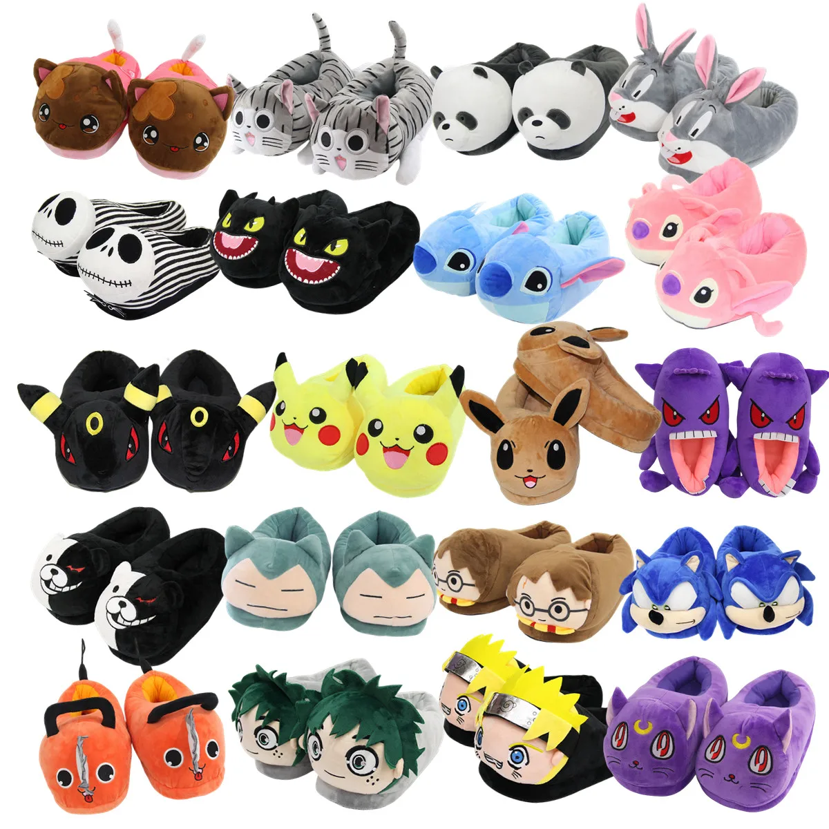 

Cartoon Slippers Cosplay Game Characters Animal Shoes