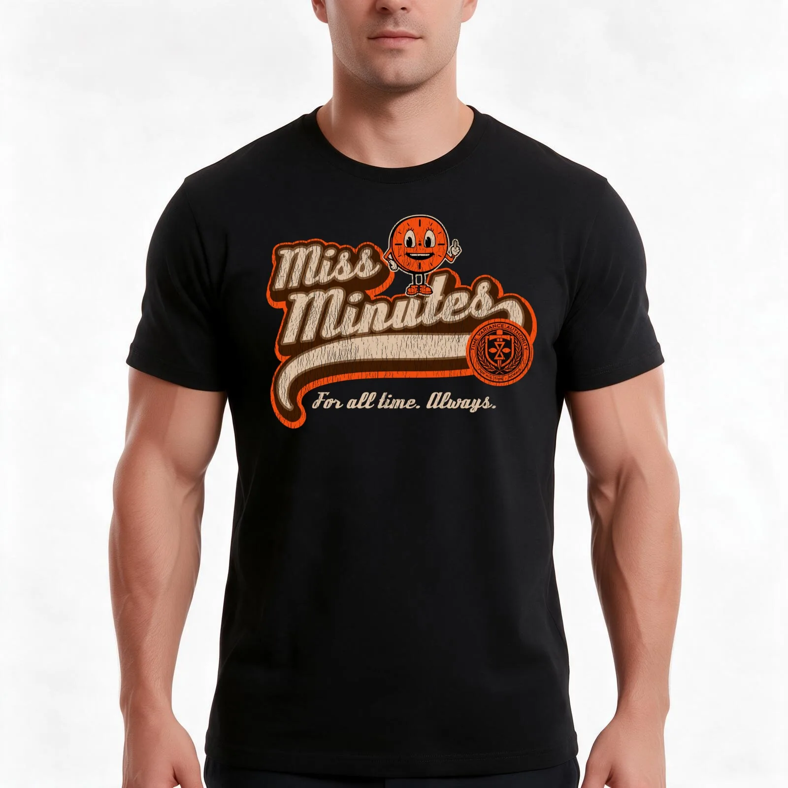 Miss Minutes Script Worn Out T-Shirt Summer Casual Cotton Tee Oversized Streetwear Tops Vintage Graphic Print 100% Cotton