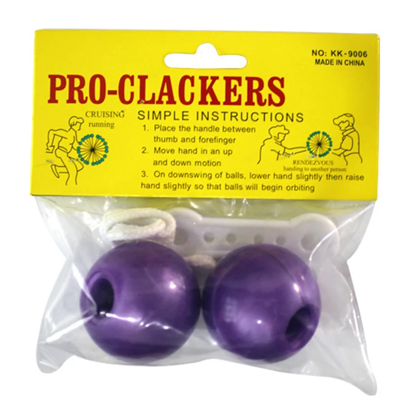 ZK30 Fidget Clack Balls Click Clackers świecące w ciemności koralik Antistress Ball trąbka gwizdek nowe zabawki prezenty dla dzieci