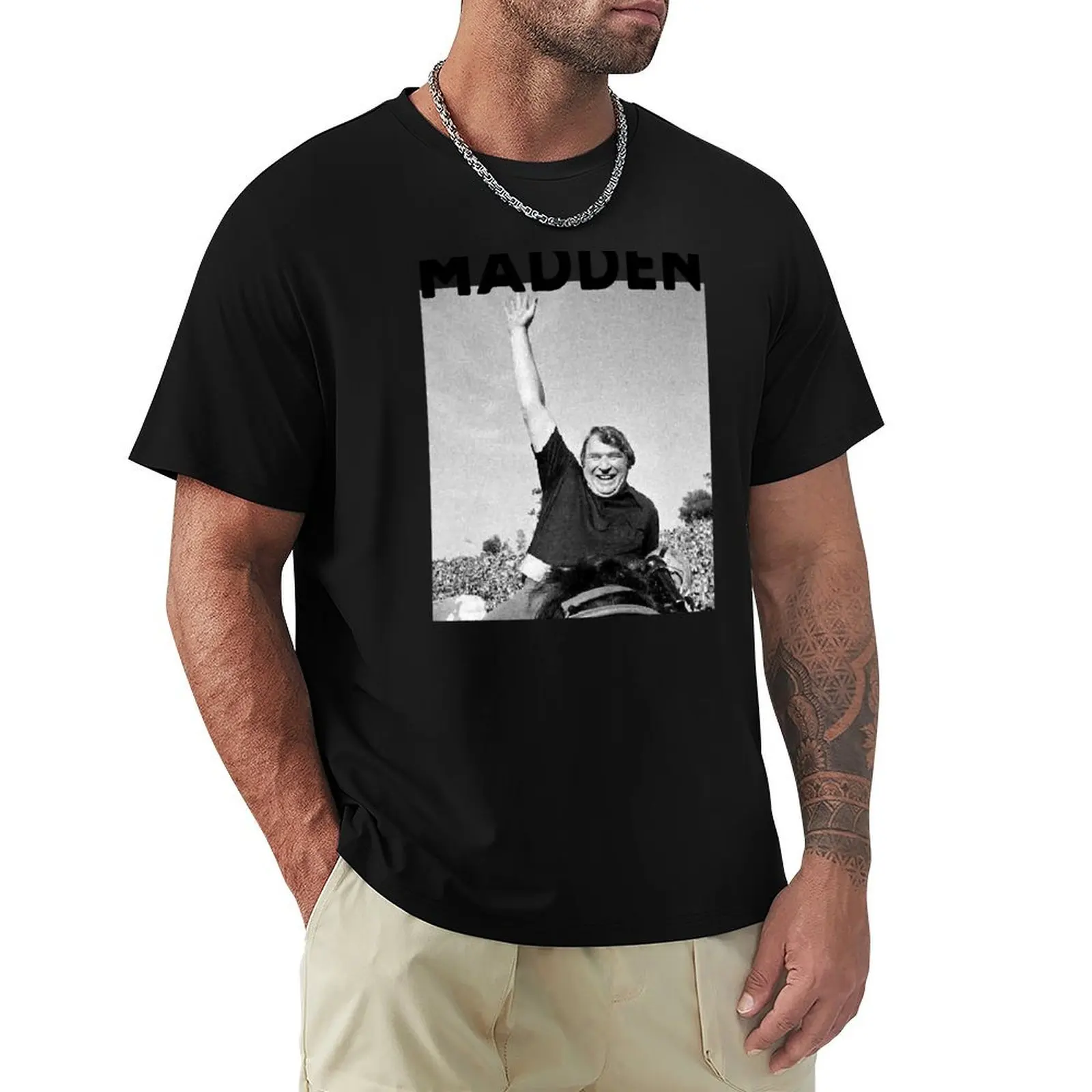 john Madden 1936-2021 T-Shirt Plus Size All Match Tee Shirt