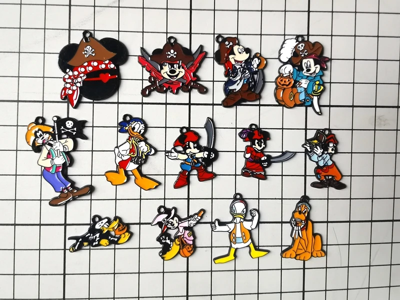 

10PCS cartoon Pendant DIY Jewelry Necklace Earrings Bracelet Jewelry Earring Charms