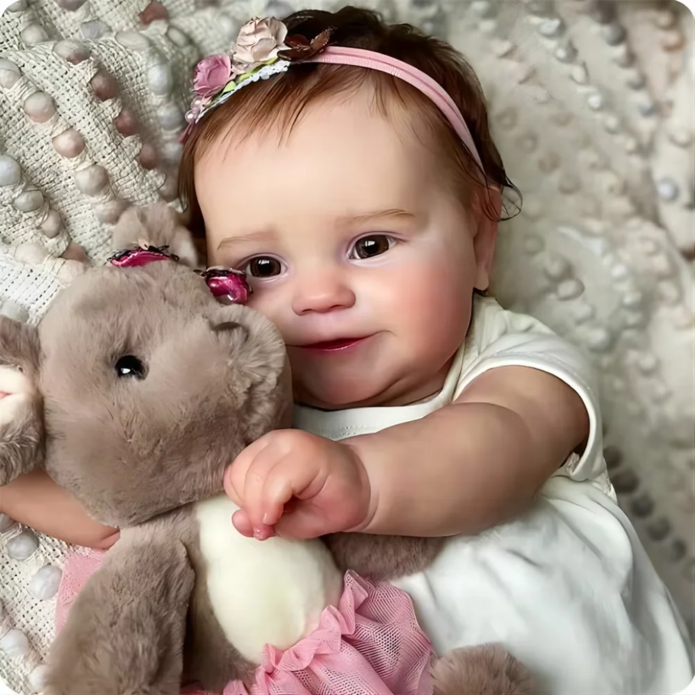 50cm 20in Realistic finished product Like a newborn doll The doll has been painted Already Painted Reborn Doll