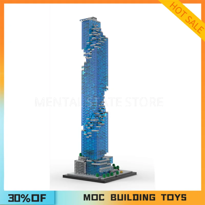 NEW 1839PCS Customized MOC MahaNakhon Building Blocks Technology Bricks DIY Creative Assembly Education Toys Holiday Gifts