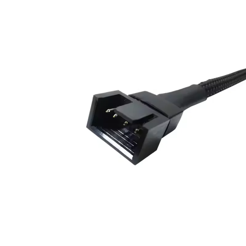 27cm PWM Fan Splitter 4pin Adapter Cable 1 to 1 Computer CPU Cooler Fan Splitter PC Chassis Fan Lengthen Extension Power Cable