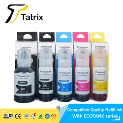 Tatrix Quality Refill Ink For 002 101 102 105 502 008 504 Ink For Epson EcoTank L4150 L4160 ET-7700 ET-7750 L6160 L7160 L7180