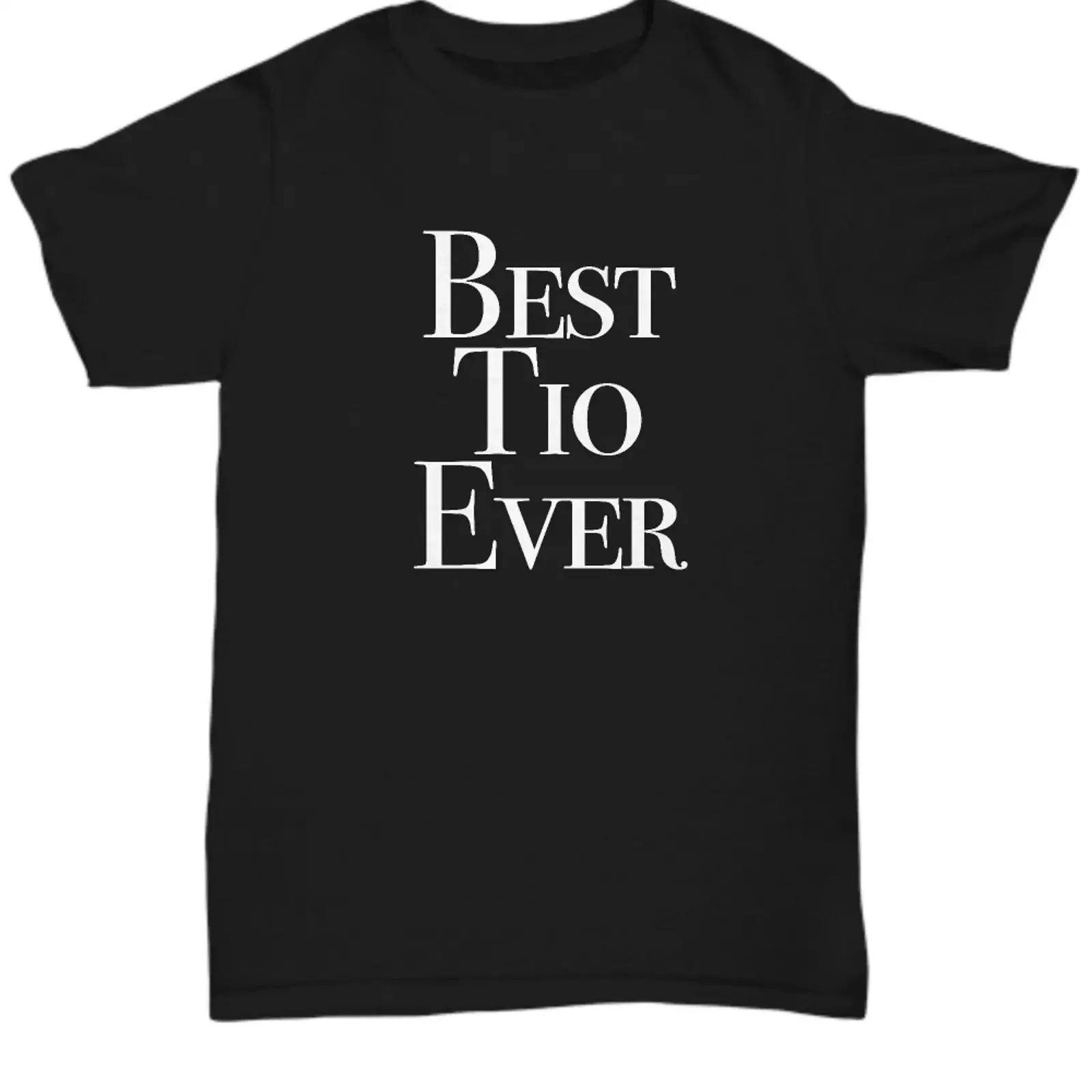Camiseta Gráfica Vintage Lavada e Elástica com Estampa 'Melhor Tio de Sempre' - Presente Divertido para o Melhor Tio, Irmão ou Anúncio de Nascimento de Bebê