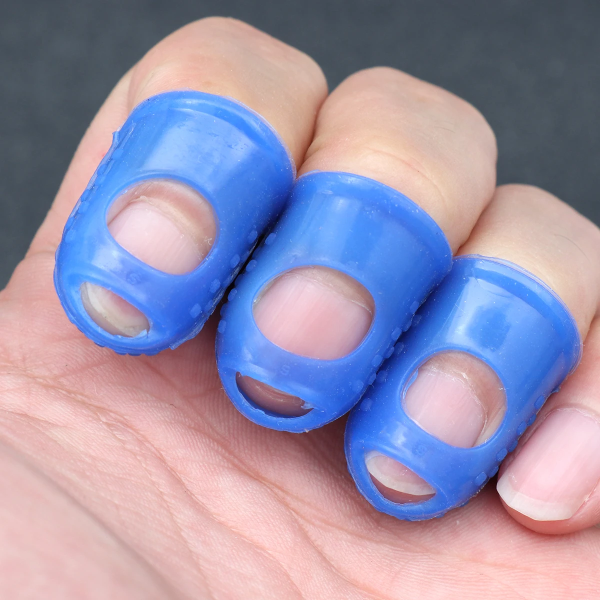 3 Pcs Anti-scalding and Anti-slip Finger Cover Cots Covers for Guitar Players Guards Grip