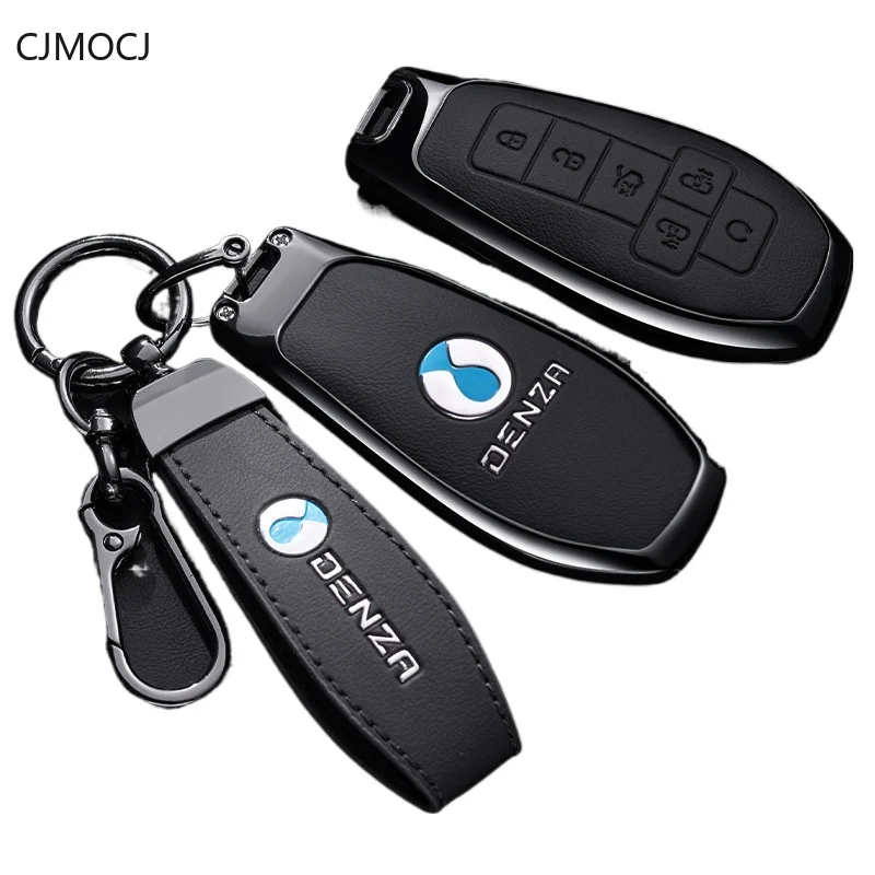 Premium Zinc Alloy Key Cover Case for Denza D9 DMI Zunrong / Luxury / Flagship Edition (2024-2025) - Protective Key Fob Shell