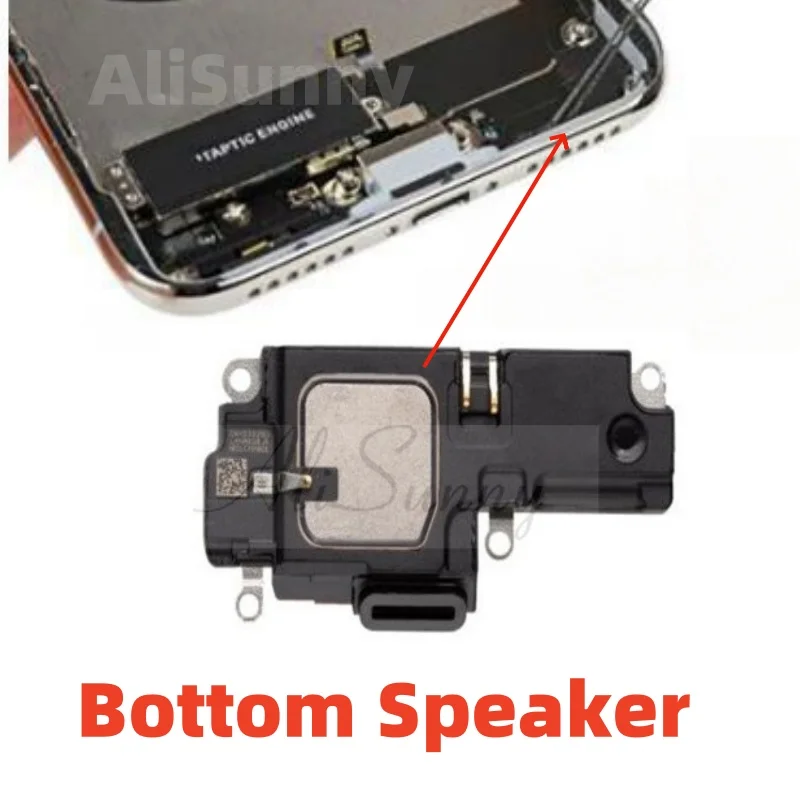 LoudSpeaker Flex Cable for iPhone 13 12 11 Pro Max 14 Plus Sound Ringer Buzzer Bottom Speaker Inner Ringtone  Part