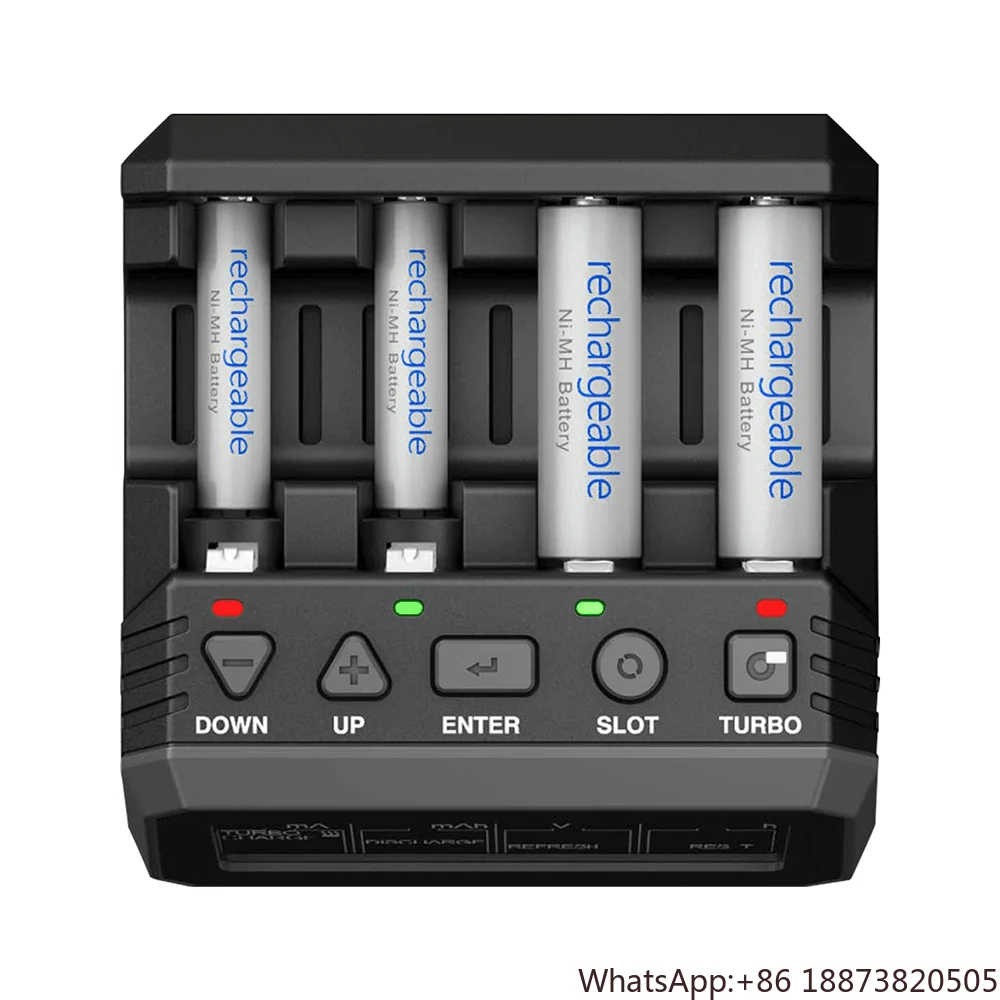 high performance NC2200 12V/2.0A 4 Slots AA AAA Battery Smart Fast Charger Discharger Refresh Analyzer  RC car