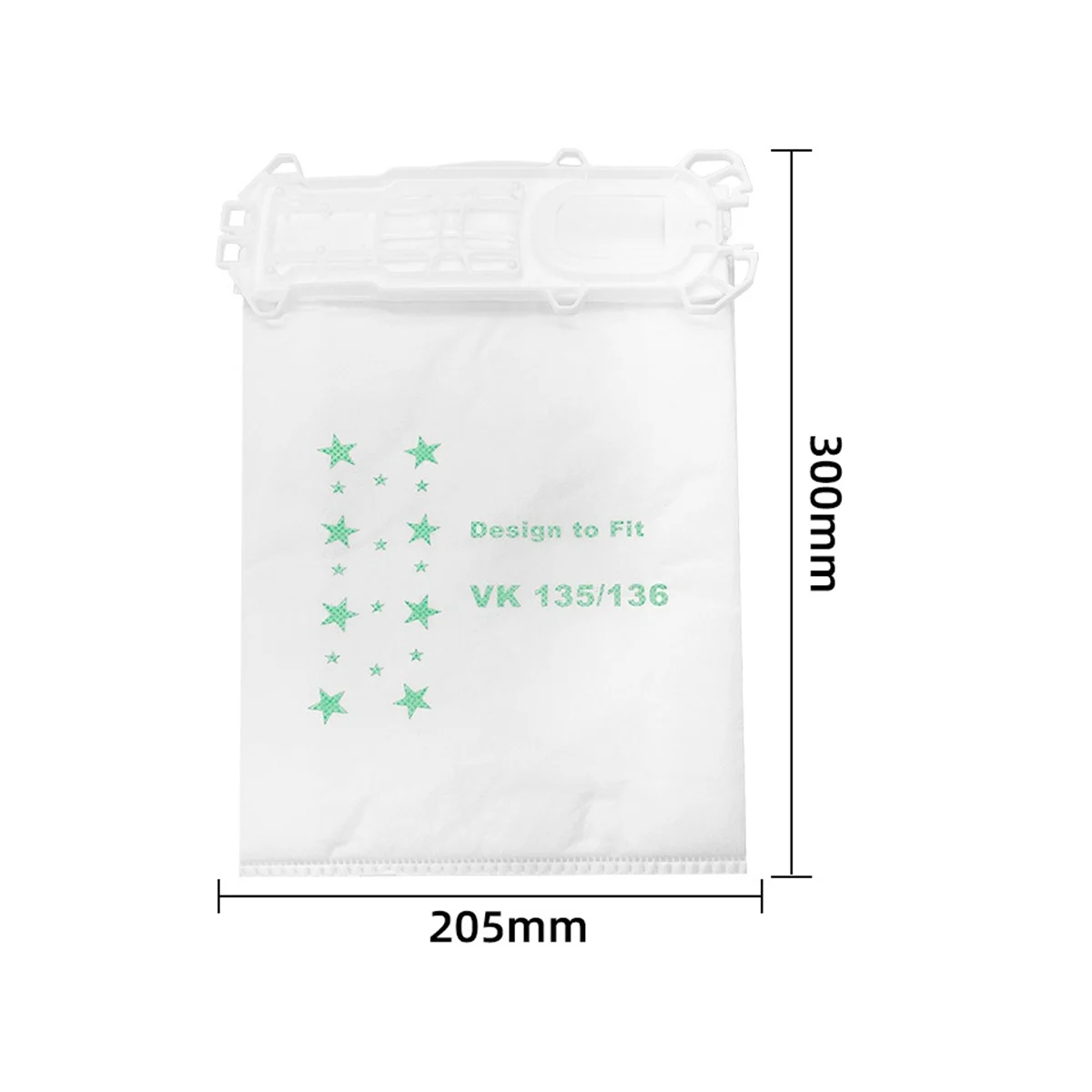 Vacuum Cleaner Bags for Vorwerk Kobold Models 135, 136, 135SC, VK135, VK136 Replacement Dust Bag