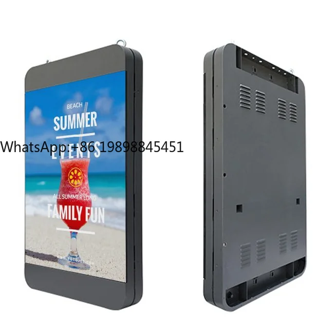 

Высокое качество P3 P4 P5 WiFi/4G Интеллектуальная уличная реклама Умный светодиодный экран Световой столб Светодиодный дисплей