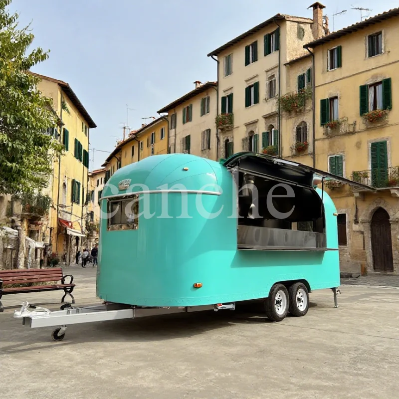 custom.Hot Selling Mobile Food Kiosk Catering Trailer Sushi Food Truck Coffee Stall Food Van Concession Trailer Sale