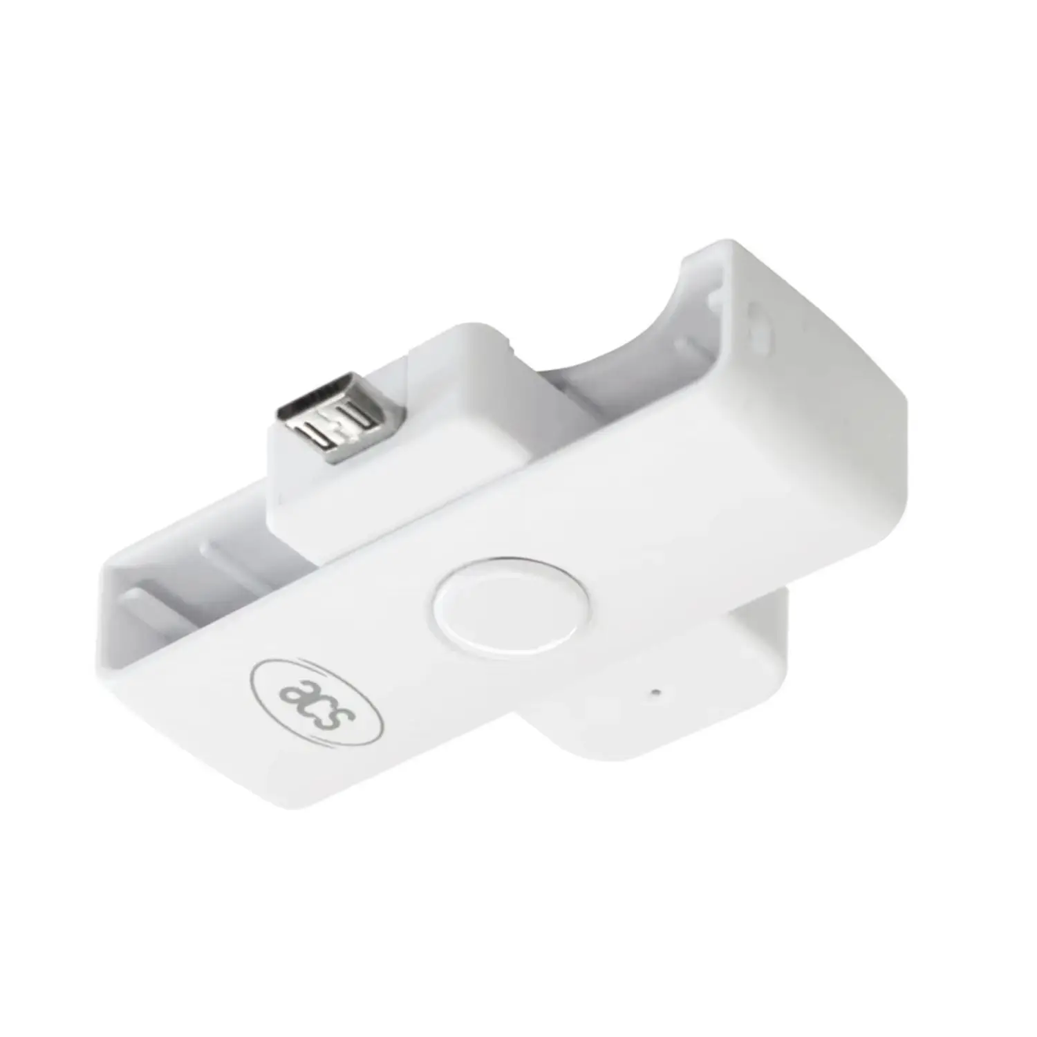 ISO 7816 EMV Portable Contact Smart IC Chip Card Reader Writer with Micro-USB ACR39U-ND