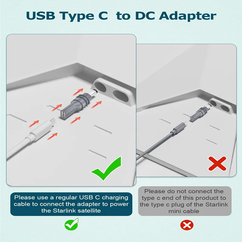 Type-C To DC5521 Male/ Female To DCMale Power Adapter for Mini PD100W Connector Charge Barrel Jack Power Adapter