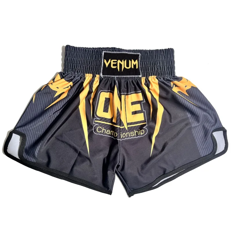 MMA Boxing Shorts Thai Fight Sanda Pants Combat Training Pants Sports High Waist Fitness Shorts