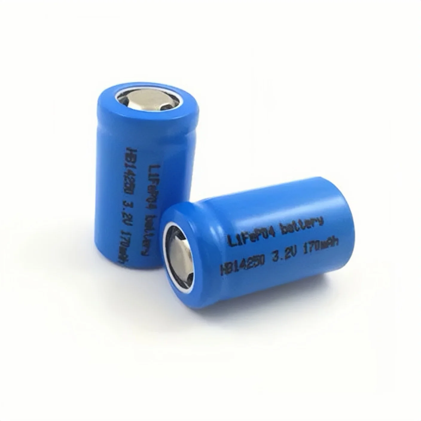 15PCS 14250 LiFePO4 배터리 3.2V 170mAh 충전기 연기 경보 적외선 레이저 시력 손전등 IC 카드 터미널 전기 장난감