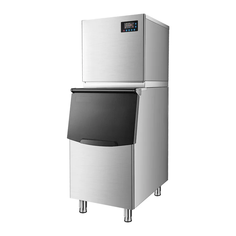 

Ice machine single entry water milk tea shop bar automatic square ice