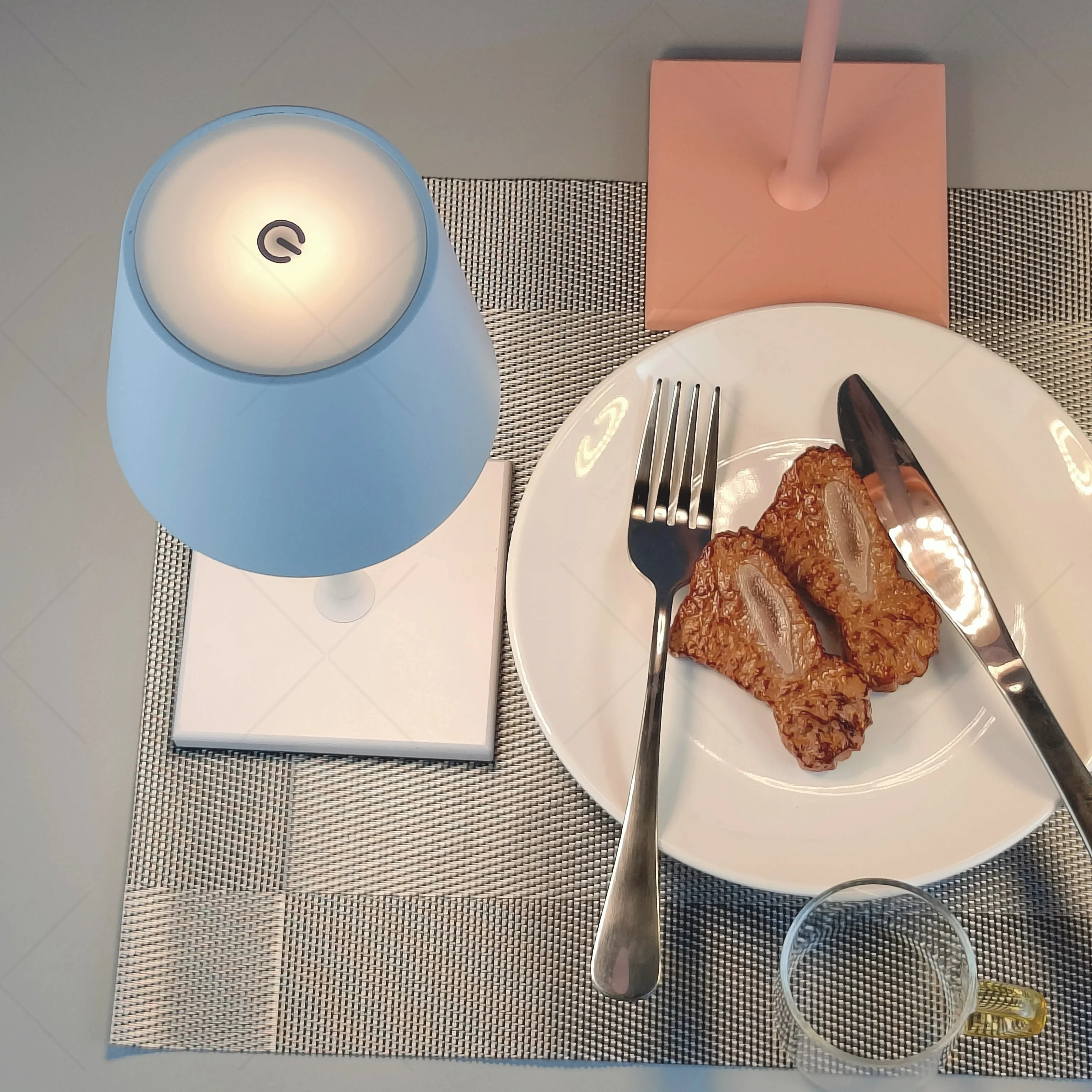 Mini lampe de table Pro sans fil étanche IP54, batterie 5200mAh, lumière tactile à intensité variable pour restaurant, salle à manger