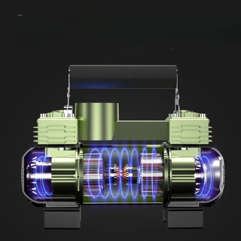 

Car Air Pump High Pressure Double Cylinder High Power Agricultural Vehicle SUV Car Household 220v Inflation