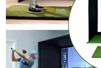 custom Home Golf Simulator 3D Impact Screen Box with Strong Velcro Closure Steel Frame Custom Size Logo