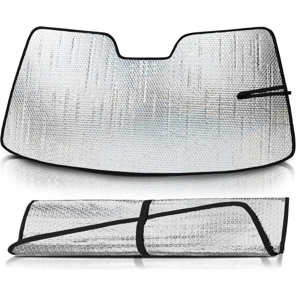 

Sunshade Compatible with 2001-2007 Toyota Sequoia SUV Front Windshield, Custom-fit Sunshade