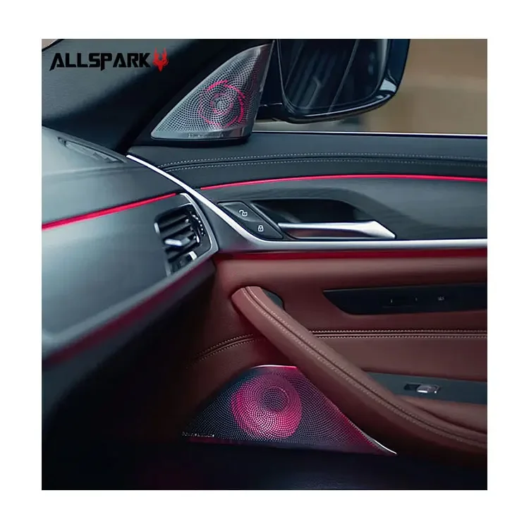 Copertura dell'altoparlante automatico accessori per auto luce a led ambientale per auto per BMW serie 5 G30 G38