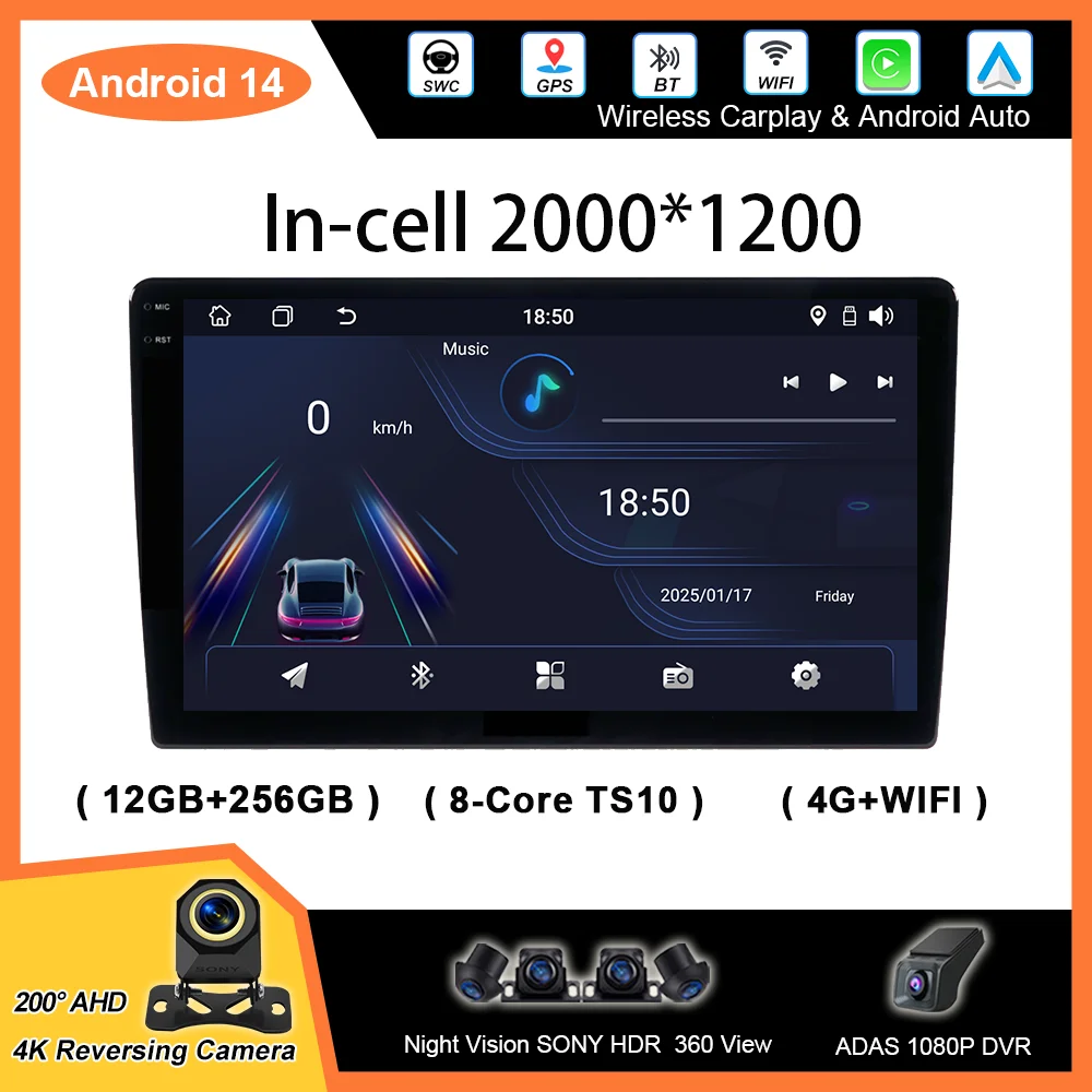 

Автомобильный мультимедийный плеер Android для Toyota Sienna 3 XL30 2014-2020 Авто GPS-навигация Радио Стерео 4G Carplay 2Din Сенсорный экран