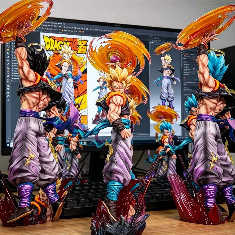 

Новая фигурка Jt Studio Clouds Rising Gogeta Dragon Ball Z Infinite Ssj3, 18,5 дюймов/47 см, со сменной головой, подвижная, любимая бойцовская фигурка-игрушка