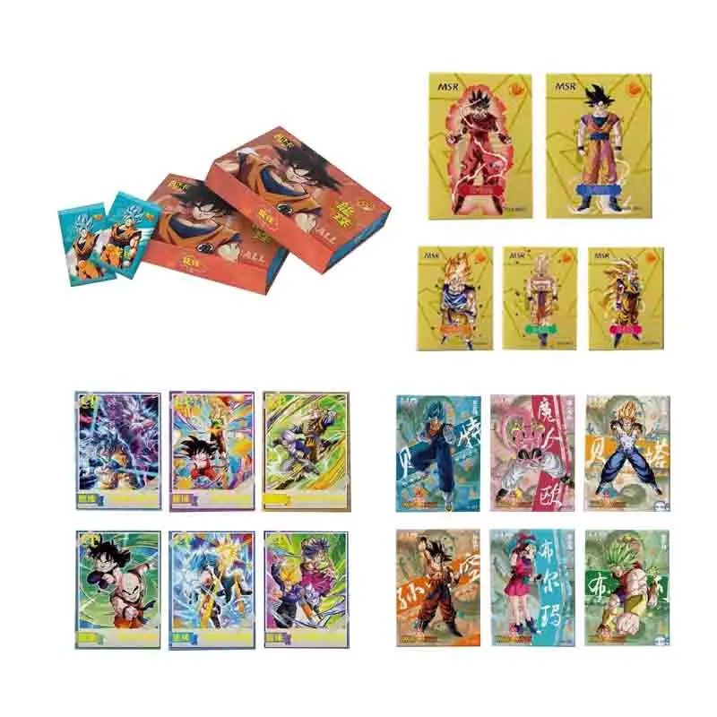 Dragon Ball Collection Cards Box DK Mental Puzzle CP Random Rare Anime Table Playing Game Board Cards