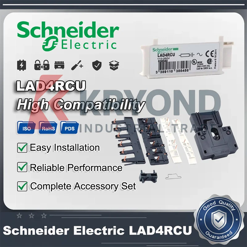 Schneider Electric LAD9R1V Surge Suppressor Module for Contactor Coil Protection Industrial Automation Control Equipment Systems