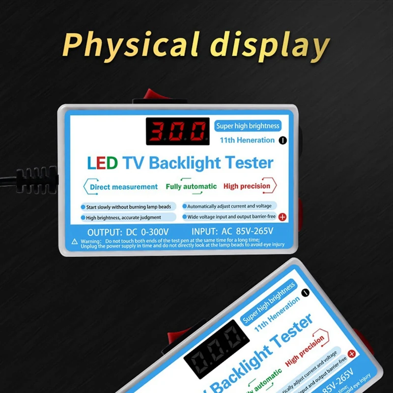 Testador de luz de fundo de tv led multiuso completo tiras de led ferramenta de teste equipamento de reparo de tv para testador de luz de fundo led