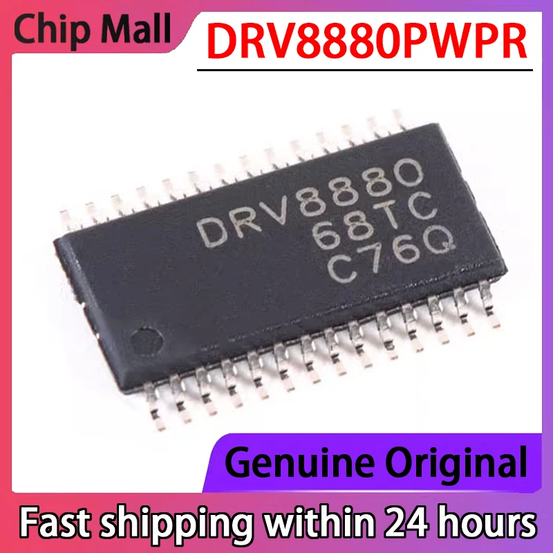 

2PCS Original DRV8880PWPR DRV8880 HTSSOP28 Bipolar Motor Driver Chip