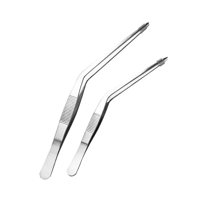 Medical Troeltsch Wilde Ear Dressing Forceps Wax Earpicker Removal Angled Clamp Clip Nasal Curved Earwax Clip Remover Tweezers