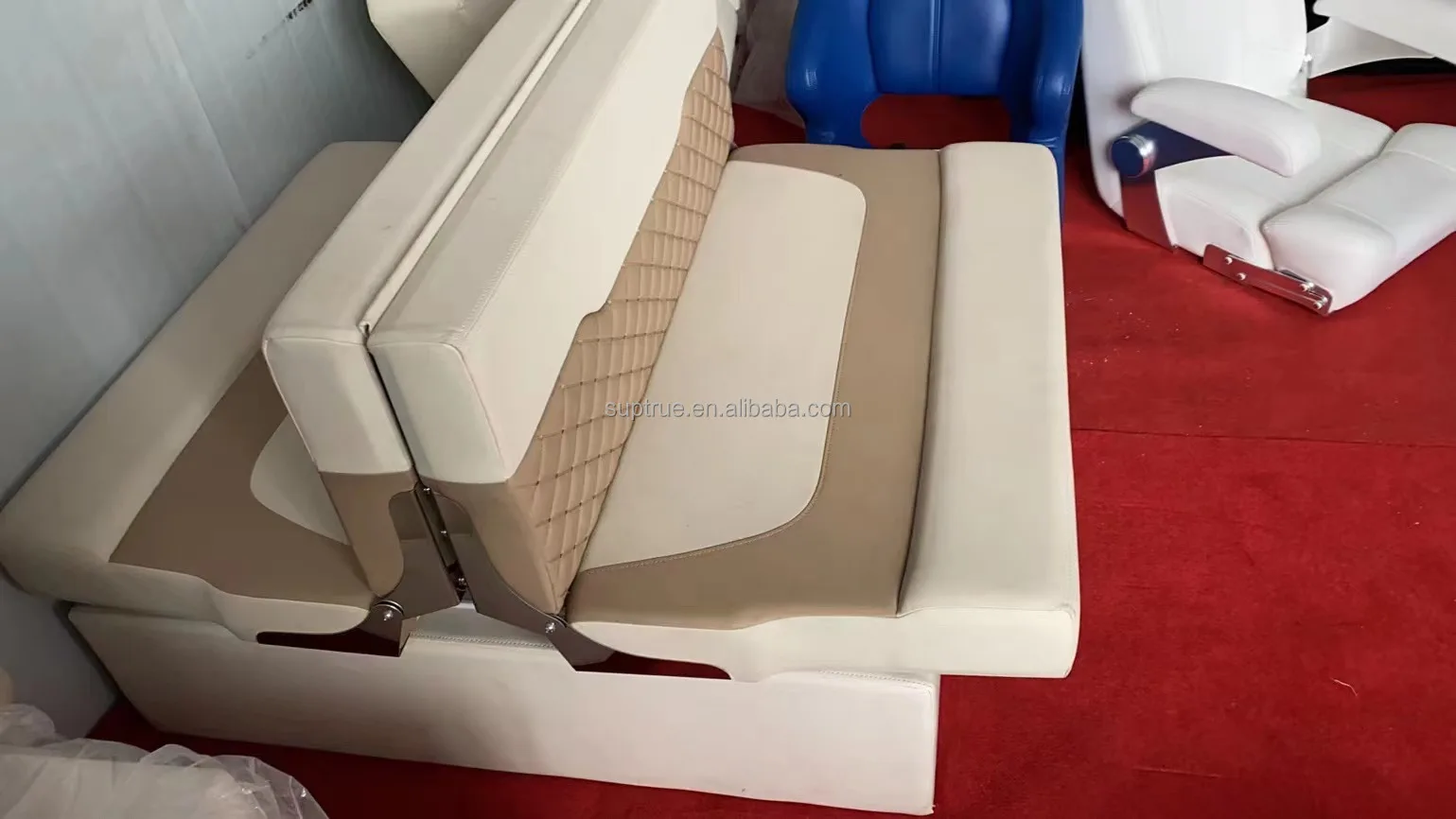 Suptrue Yacht Ship متعددة الوظائف من الخلف إلى الخلف مقاعد القارب سرير أريكة بحرية