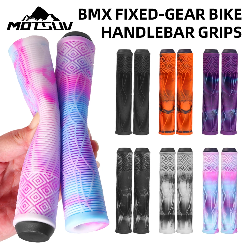 

MOTSUV Bicycle Grips 160mm Lengthening Non-Slip Soft Rubber Bike Handlebar Cover For 22.2mm Scooter BMX Cycling Handle Bars