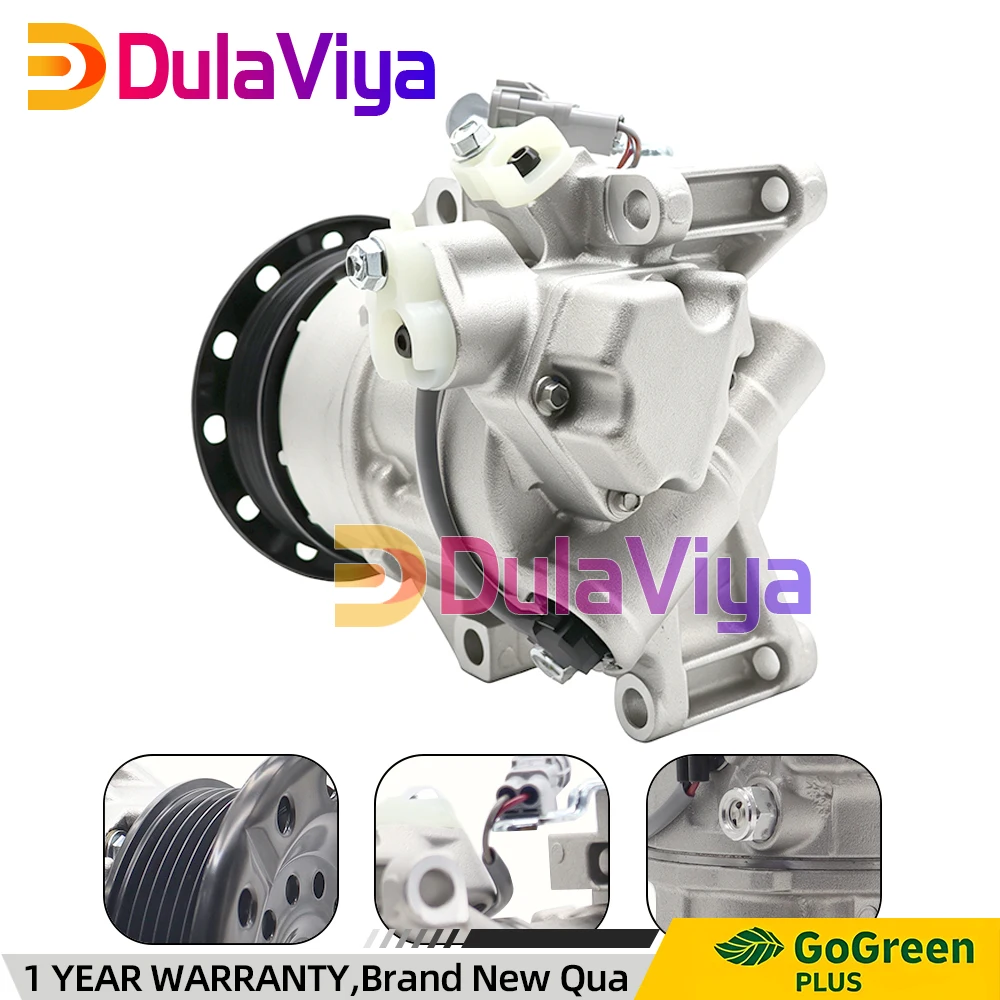 6 GROOVES A/C AC Compressor For Toyota Yaris Vitz Belta KSP90 KSP92 88310-52511 8831052511 88310-52590 5SER09C
