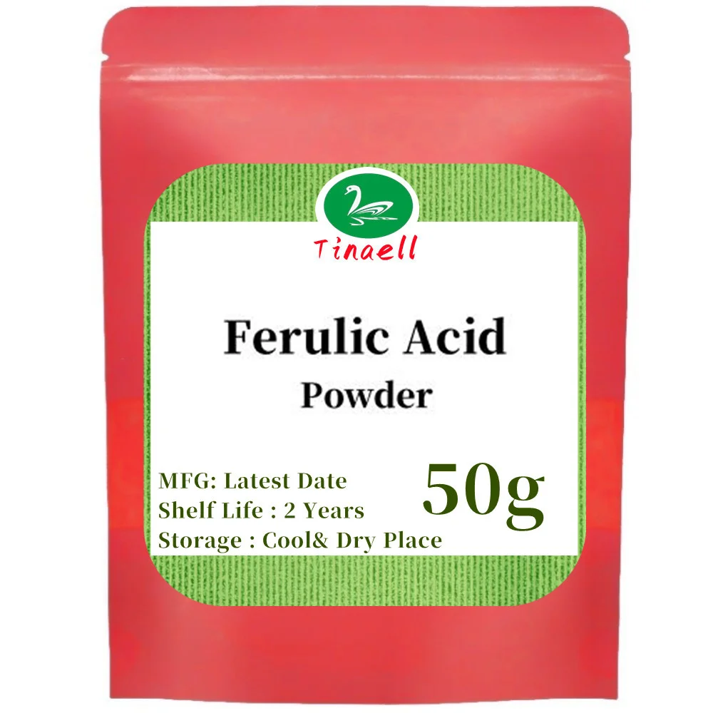 

Hot Supply 99% Ferulic Acid Powder For Skin Whitening Cosmetics Raw Material