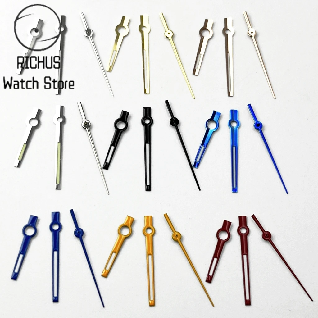 

NH35 Серебристые/розовые золотистые часы, светящиеся стрелки, подходит для NH35 NH36 ETA2836 2824 DG2813 3804 Miyota8215 8205 821A механизм автоматический