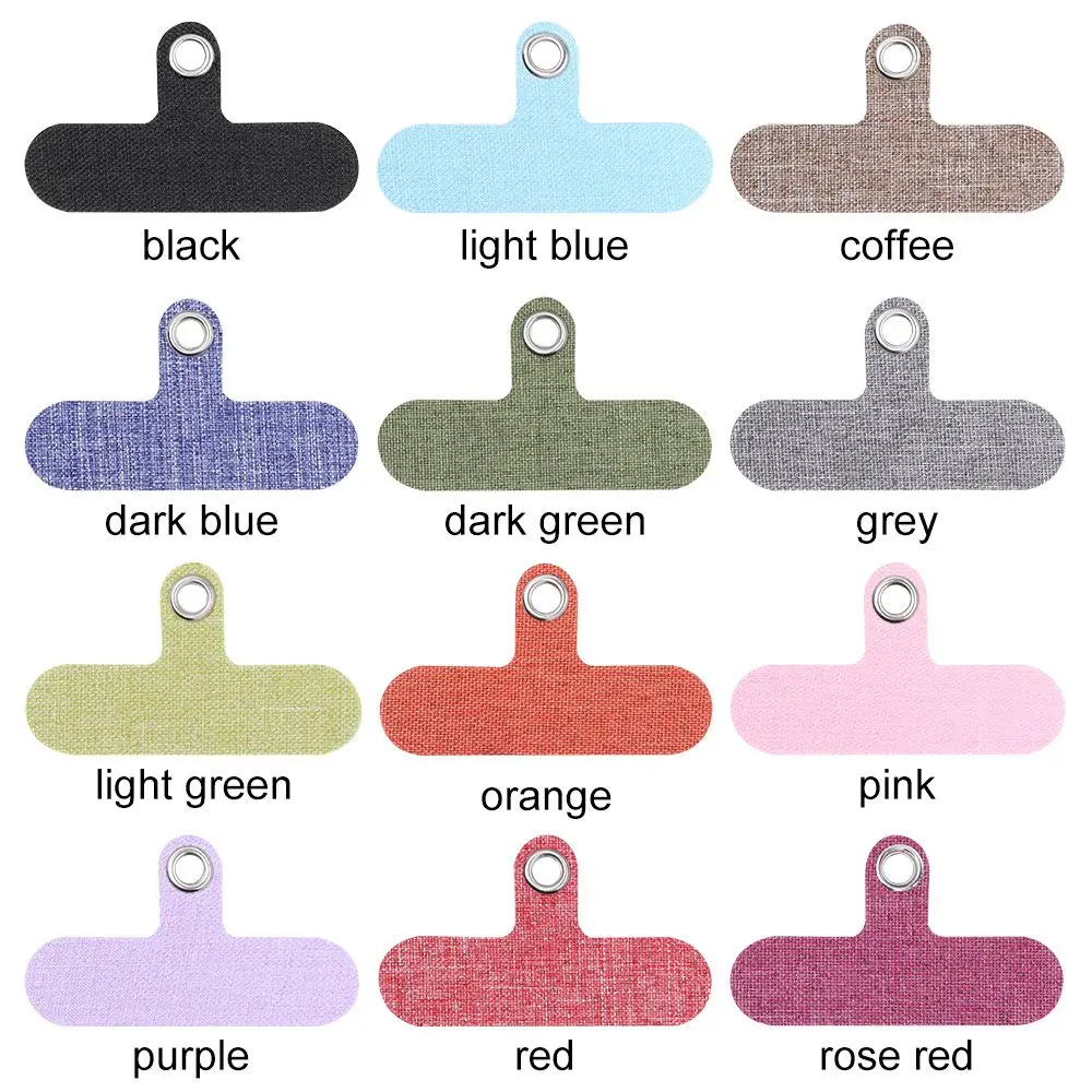 Multicolor Adjustable DIY Cord Rope Patch Card Gasket Mobile Phone Lanyard Clip Snap Cord