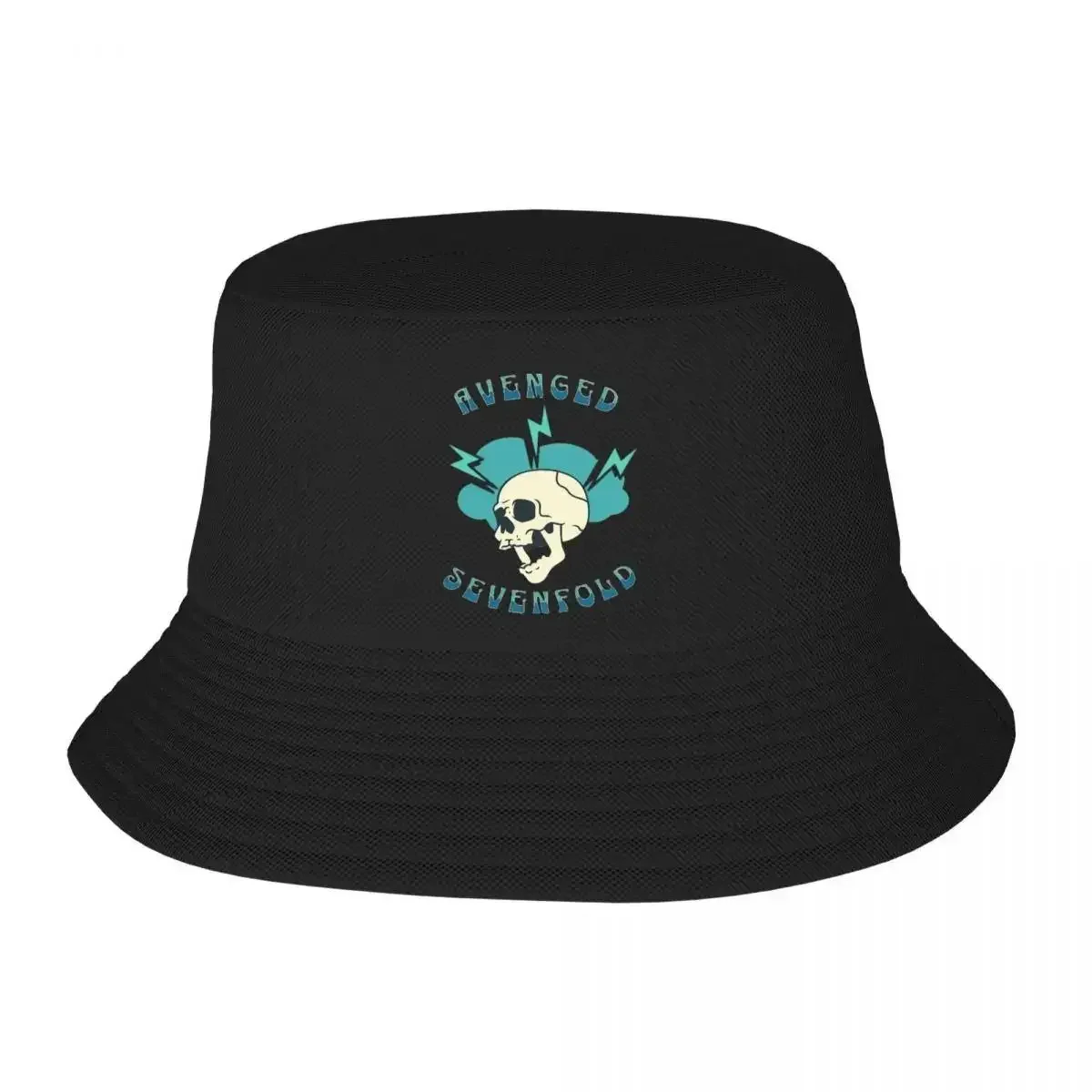 Travel Headwear A7x Skull Accessories Bucket Hat Trendy Women Men Post Punk Avenged Sevenfold Hot Sun Hat For Camping