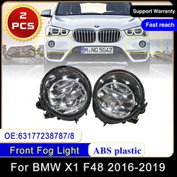 2x Przednie światło przeciwmgielne do BMW X1 X3 X4 X5 X6 F48 F25 F26 F15 F16 2016~2019 63177238787 63177238788   Z żarówkami Samochodowe światło przeciwmgielne