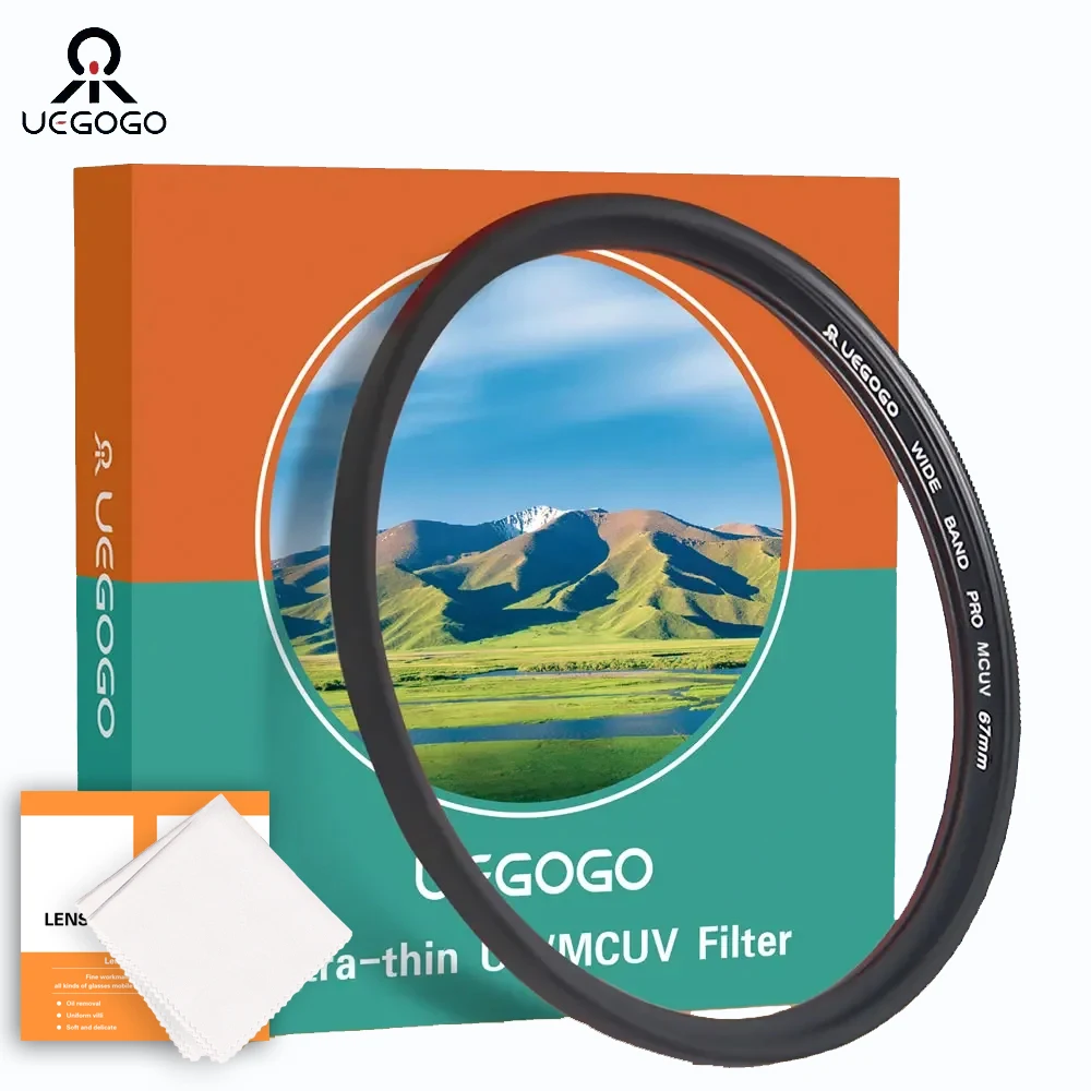 

UEGOGO UV MCUV Filter filtro filtre 52/55/58/62/67/72/77/82mm Ultra Slim Optics Ultraviolet Protection Camera Lens Lente Protect