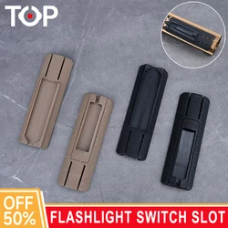 Tactical Remote Switch Mounting Slot Scout Light WADSN M300 M600 PEQ Pressure Switch Pad Accessories Fit20mm Rail M-LOK Keymod