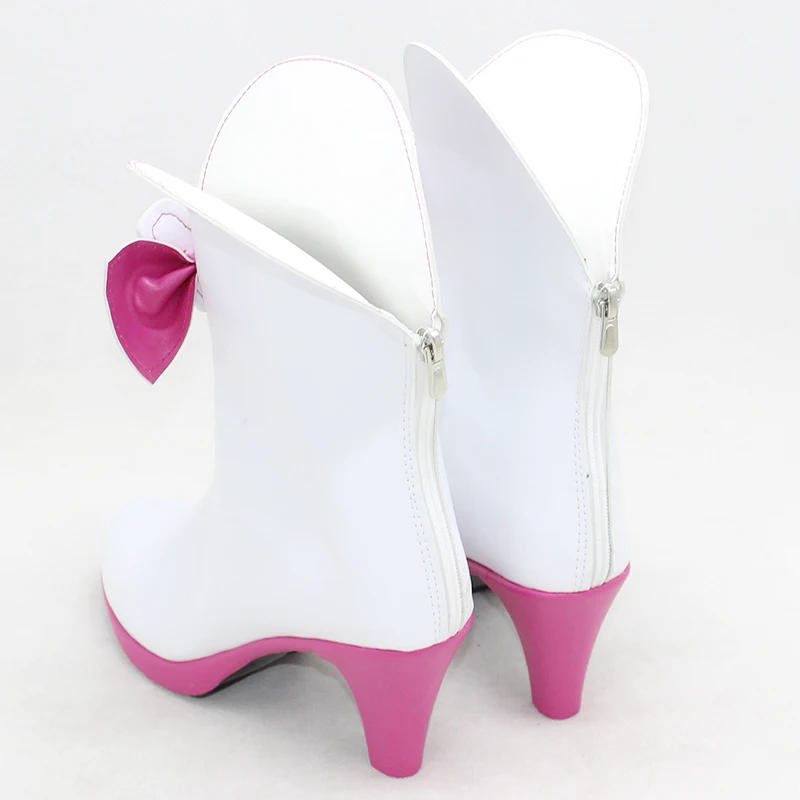 KiraKira Cure Flora Cosplay Sapatos Botas de Carnaval de Halloween Sapatos de Couro PU Cosplay Prop Custom Made
