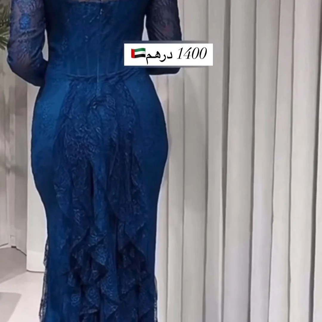 سانسا مخصص قبالة الكتف طويلة الأكمام فساتين لحضور الحفلات الموسيقية الدانتيل حورية البحر فساتين للمناسبات الخاصة الطابق طول vestidos de festa