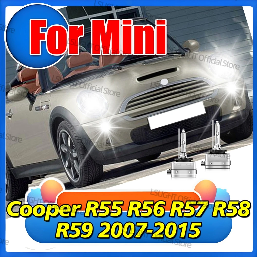 2x HID D1S D1 Xenon HeadLamp 6000K 8000K 10000K For Mini Cooper R55 R56 R57 R58 R59 2007-2015 2008 2009 2010 2011 2012 2013 2014