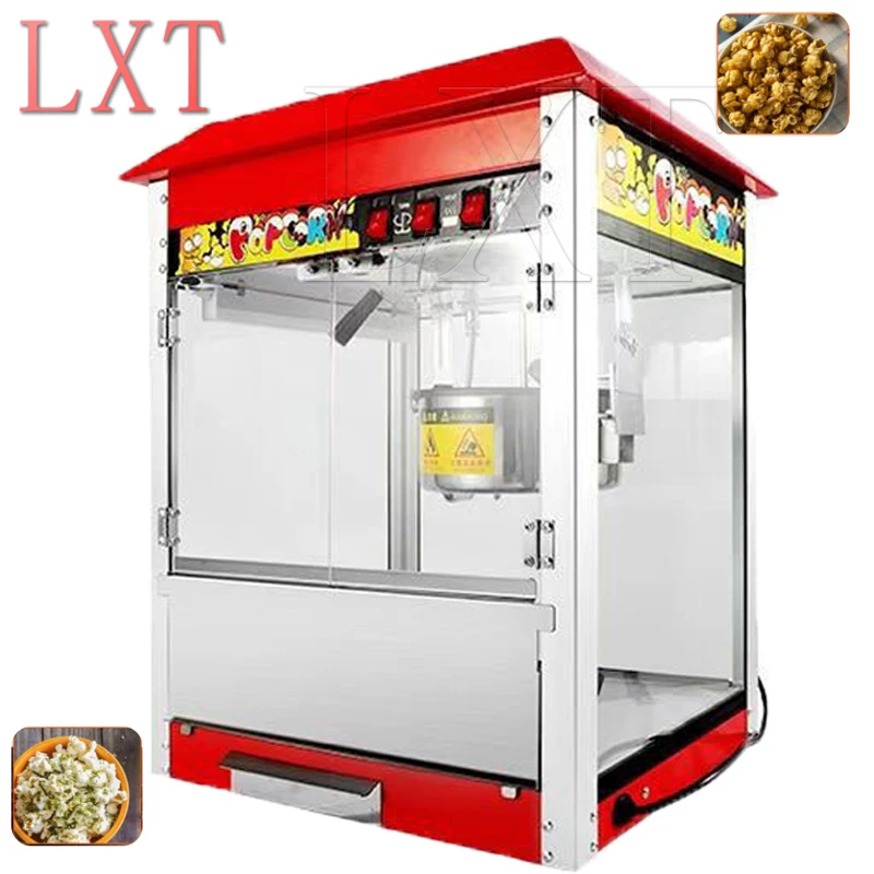 Popcorn Machine Commercial Stall With The New Automatic Night Market Spherical Corn Kernel Corn Flower Machine