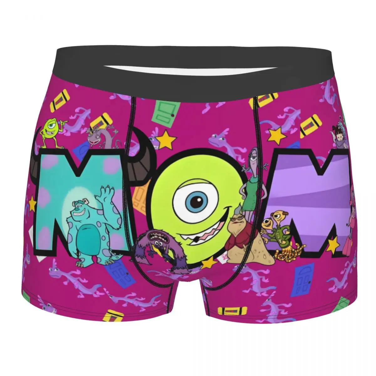 Ropa interior personalizada de la Universidad de Monsters, calzoncillos tipo bóxer con estampado para hombre, pantalones cortos, bragas, calzoncillos transpirables