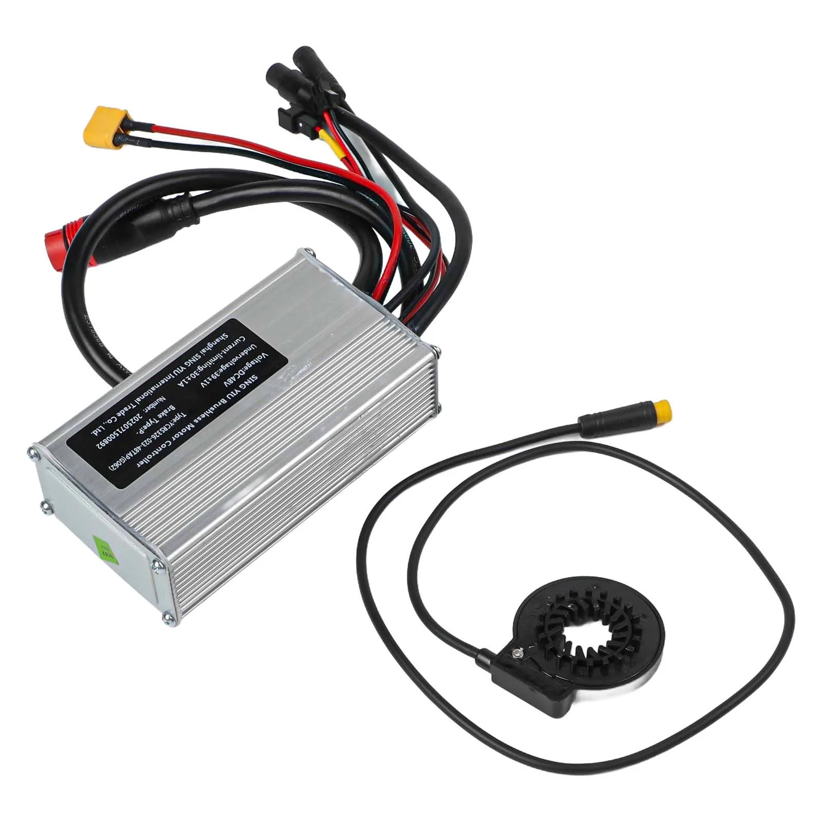 DC48V 30A 750W 1000W For E-bike Brushless Controller Sine Wave Controller Electric Vehicle Upgrade Thermal Overload Protection